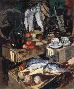 Konstantin Korovin Fish oil on canvas